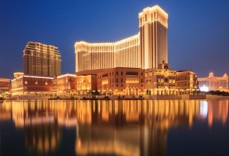 The Venetian Hotel and Casino in Macau.