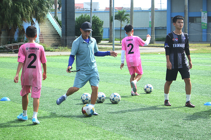 U13 Hồng Lĩnh Hà Tĩnh sẵn sàng tranh tài vòng chung kết Giải Bóng đá Thiếu niên toàn quốc