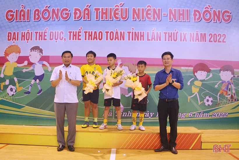 Cẩm Xuyên, Thạch Hà vô địch Giải Bóng đá thiếu niên - nhi đồng tỉnh Hà Tĩnh
