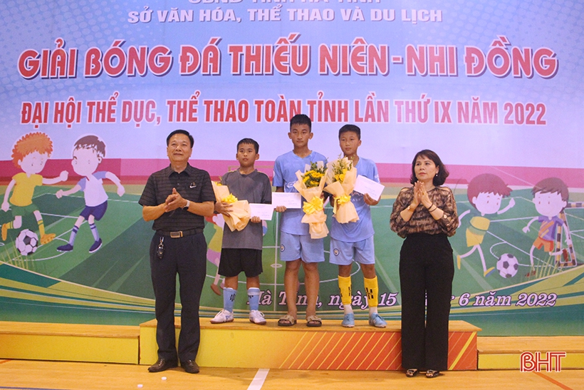 Cẩm Xuyên, Thạch Hà vô địch Giải Bóng đá thiếu niên - nhi đồng tỉnh Hà Tĩnh