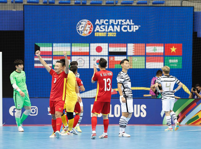 Ngược dòng thành công, ĐT futsal Việt Nam đại thắng Hàn Quốc